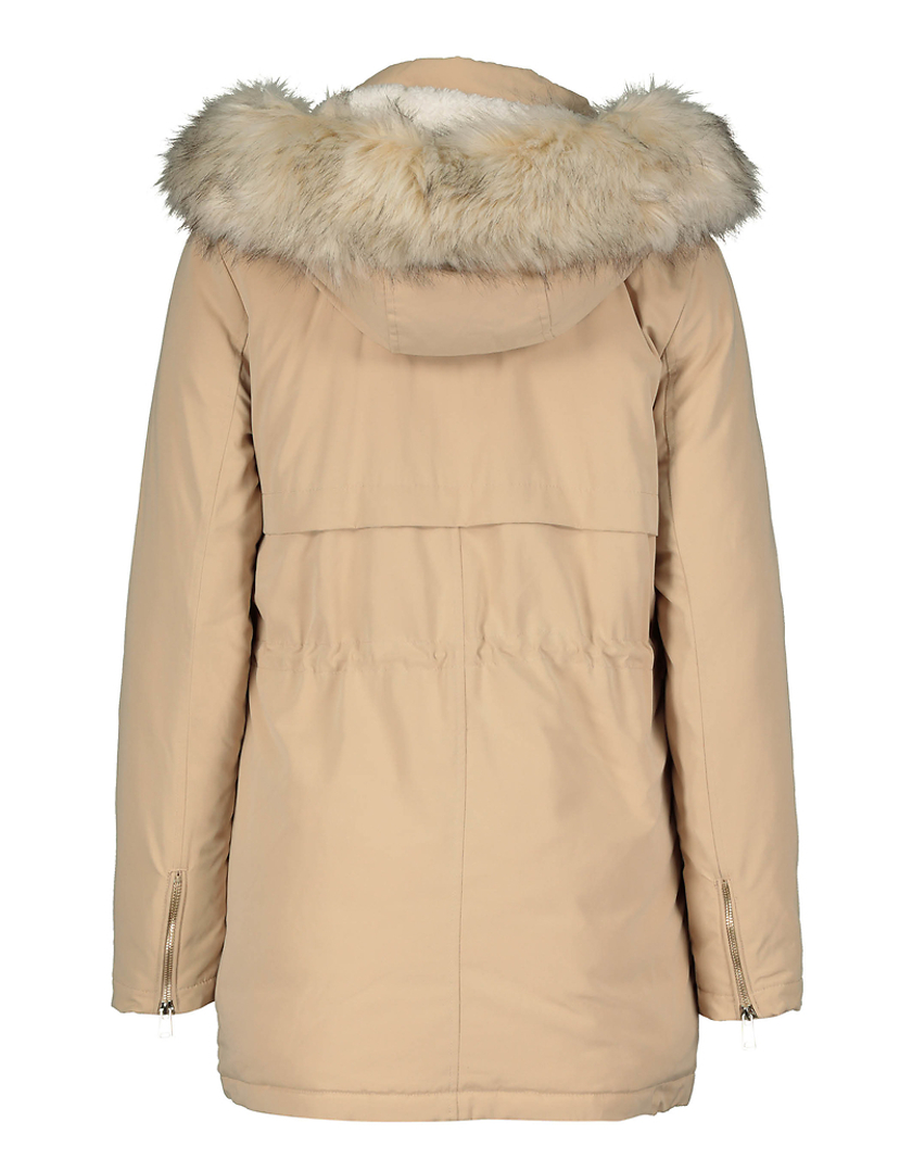 TALLY WEiJL, Padded Parka with Removable Faux fur Hood Trim for Women