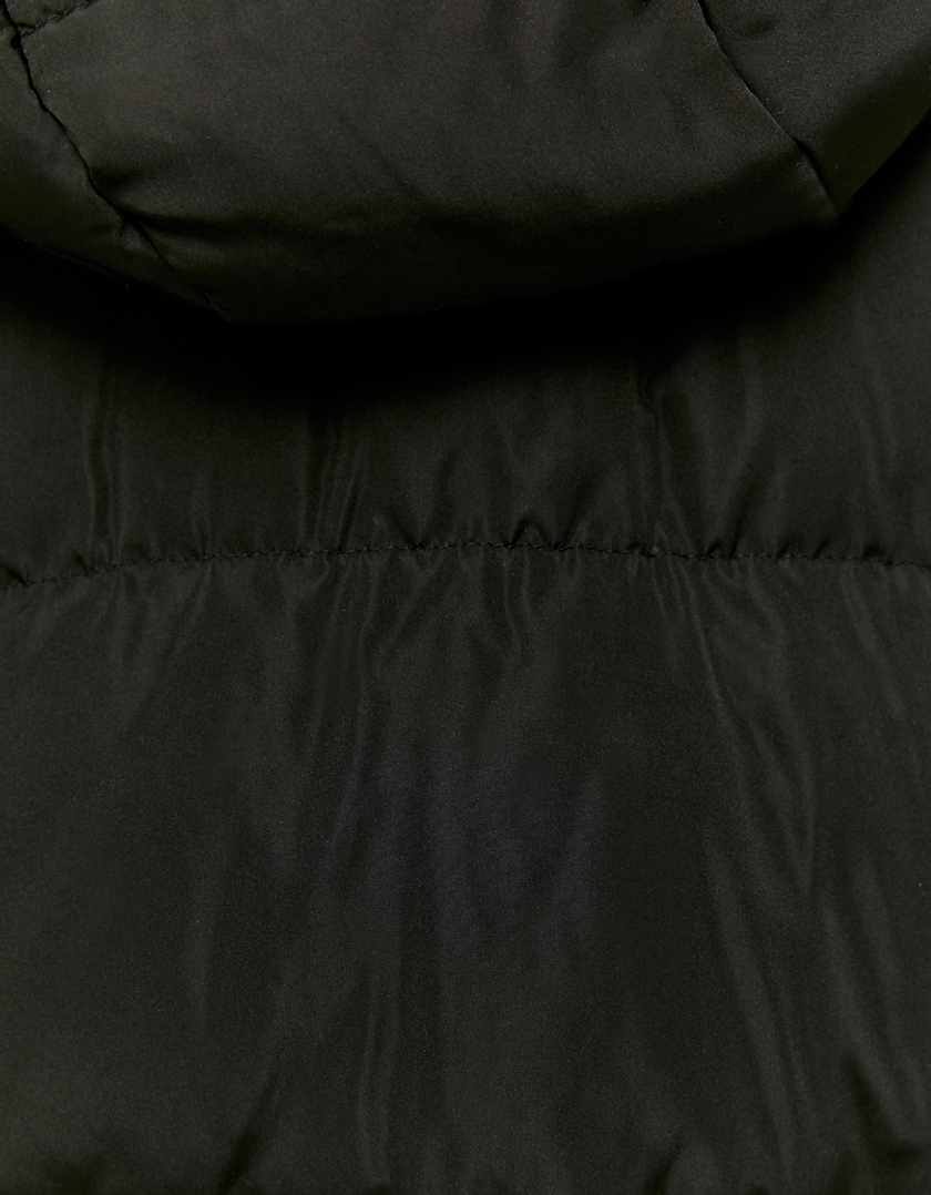 TALLY WEiJL, Black Long Puffer Coat for Women