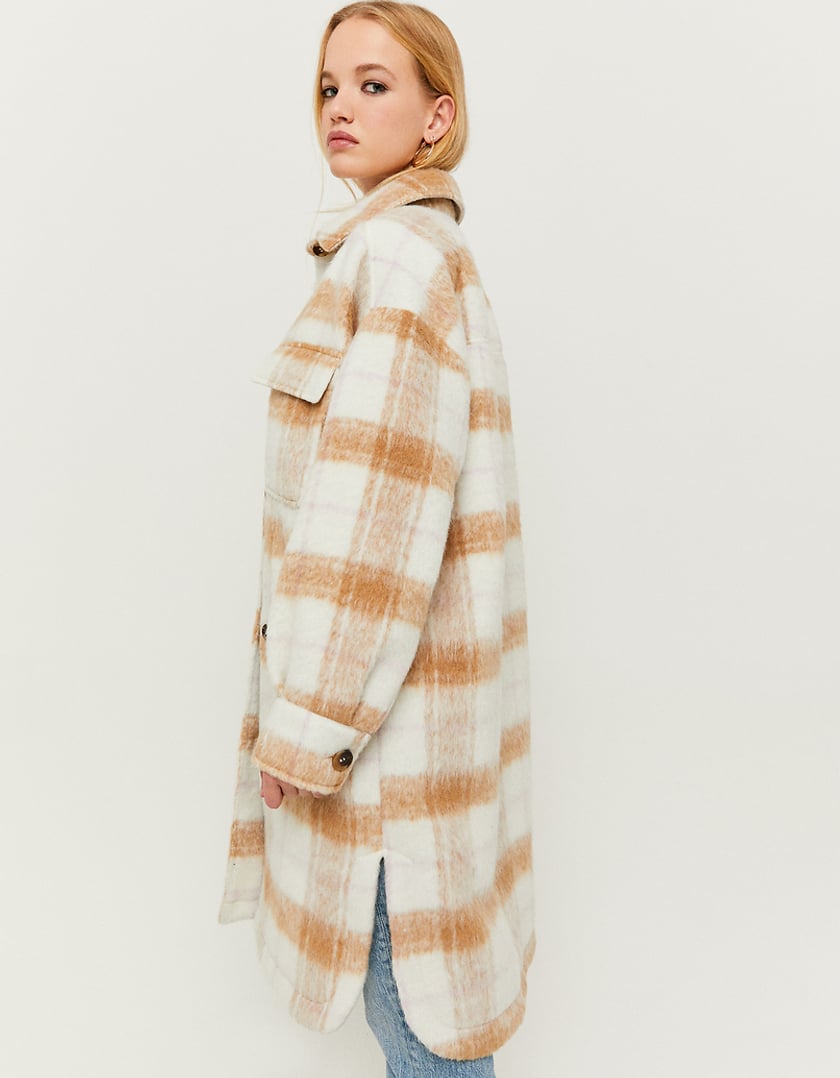 TALLY WEiJL, Checked Long Shacket for Women