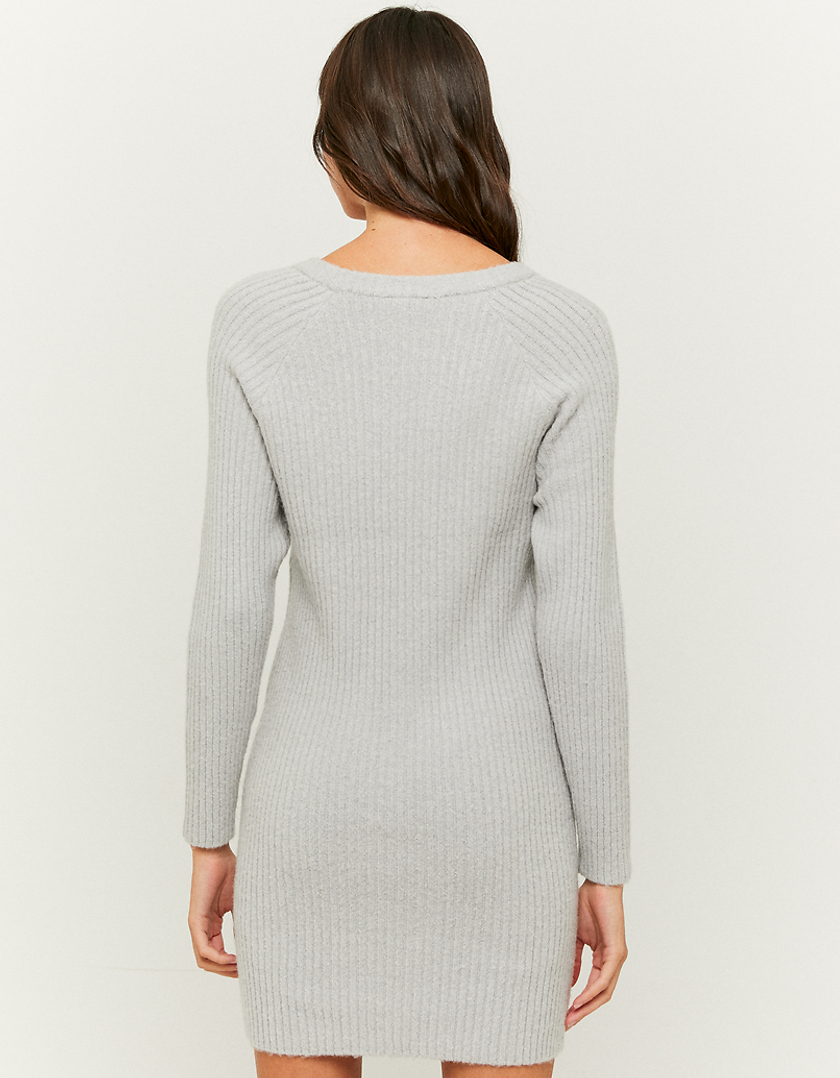 TALLY WEiJL, Grey Mini Jumper Dress for Women
