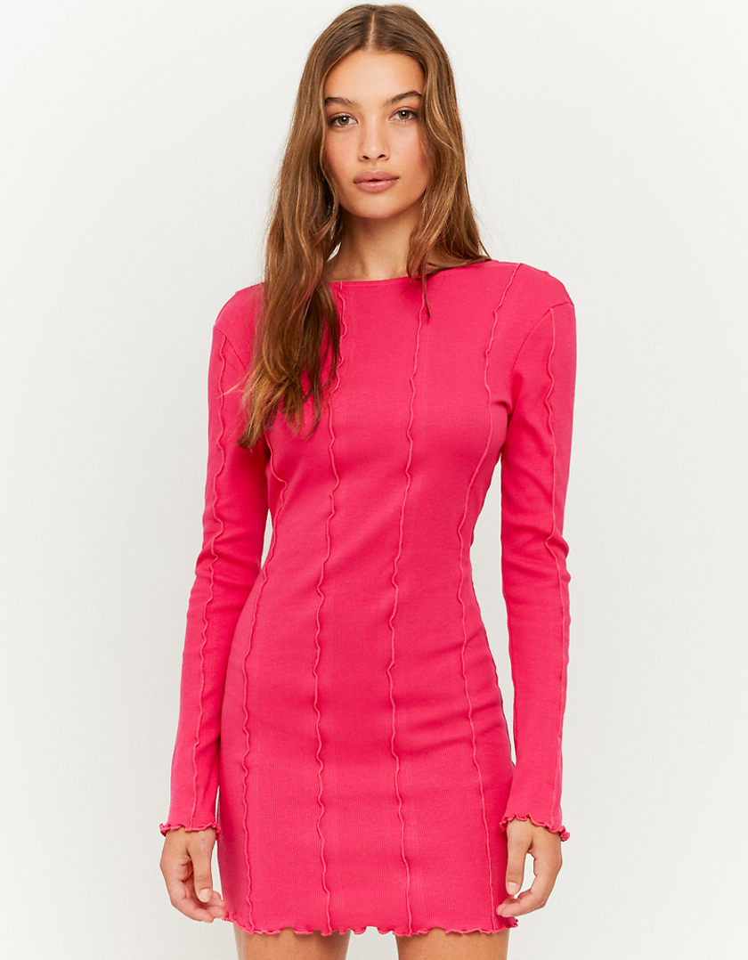 TALLY WEiJL, Pink Long Sleeves Mini Dress for Women