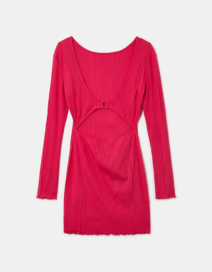TALLY WEiJL, Pinkes langärmliges Mini Kleid for Women