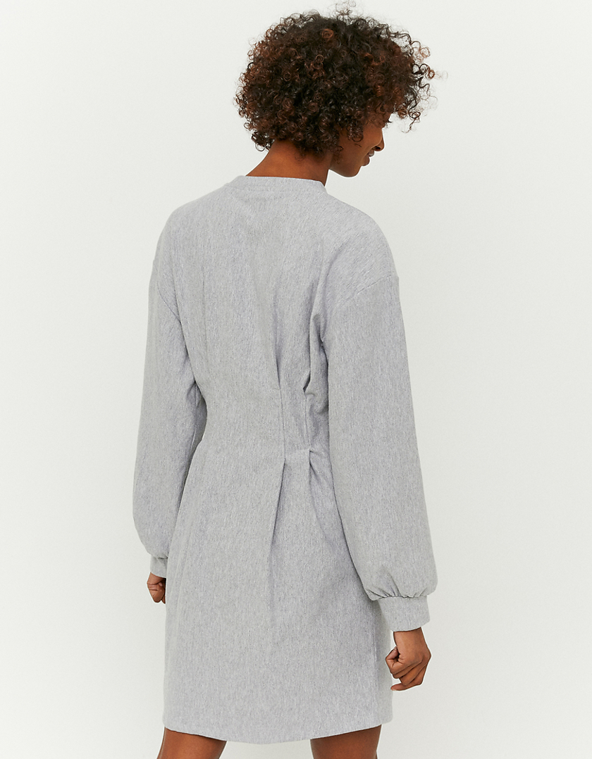 TALLY WEiJL, Robe Grise Courte Manches Longues for Women