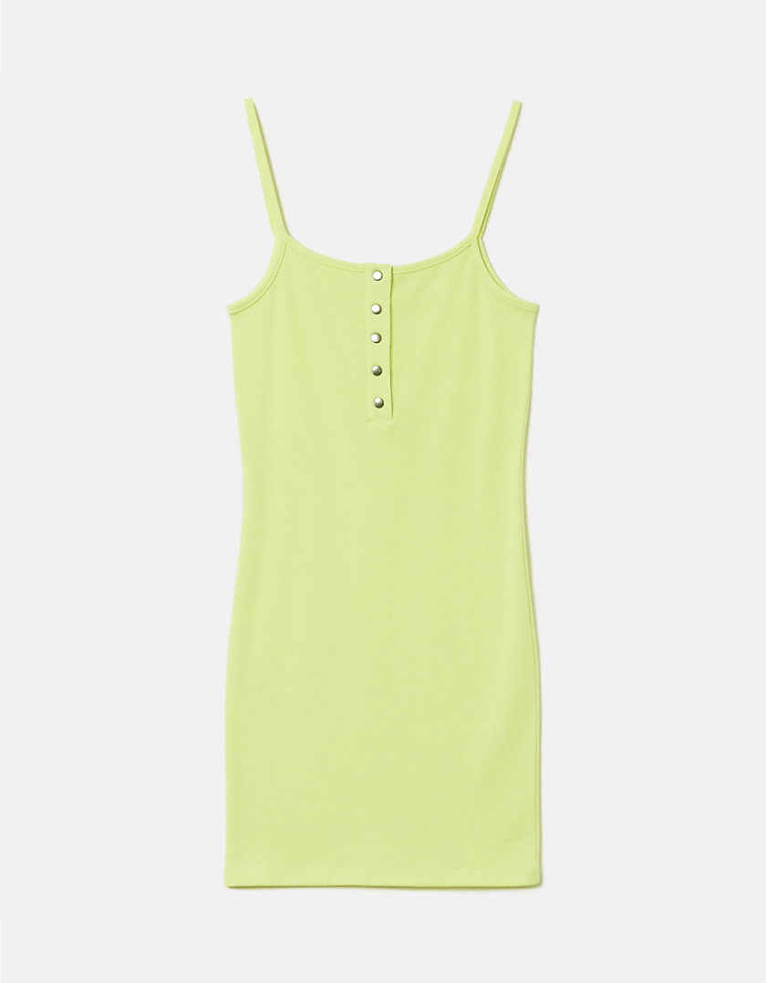 TALLY WEiJL, Green Mini Basic Dress for Women