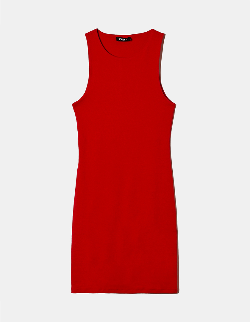 TALLY WEiJL, Robe Courte Rouge Basique for Women