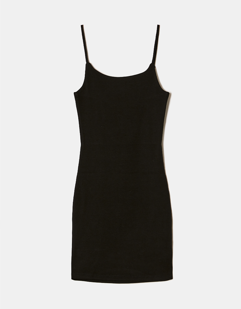 TALLY WEiJL, Czarna mini sukienka basic for Women