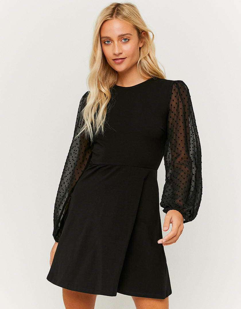 TALLY WEiJL, Robe Manches Longues Noire for Women