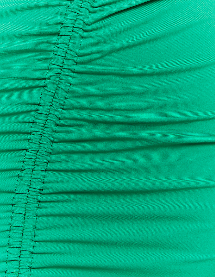 TALLY WEiJL, Zielona prążkowana sukienka Mini for Women