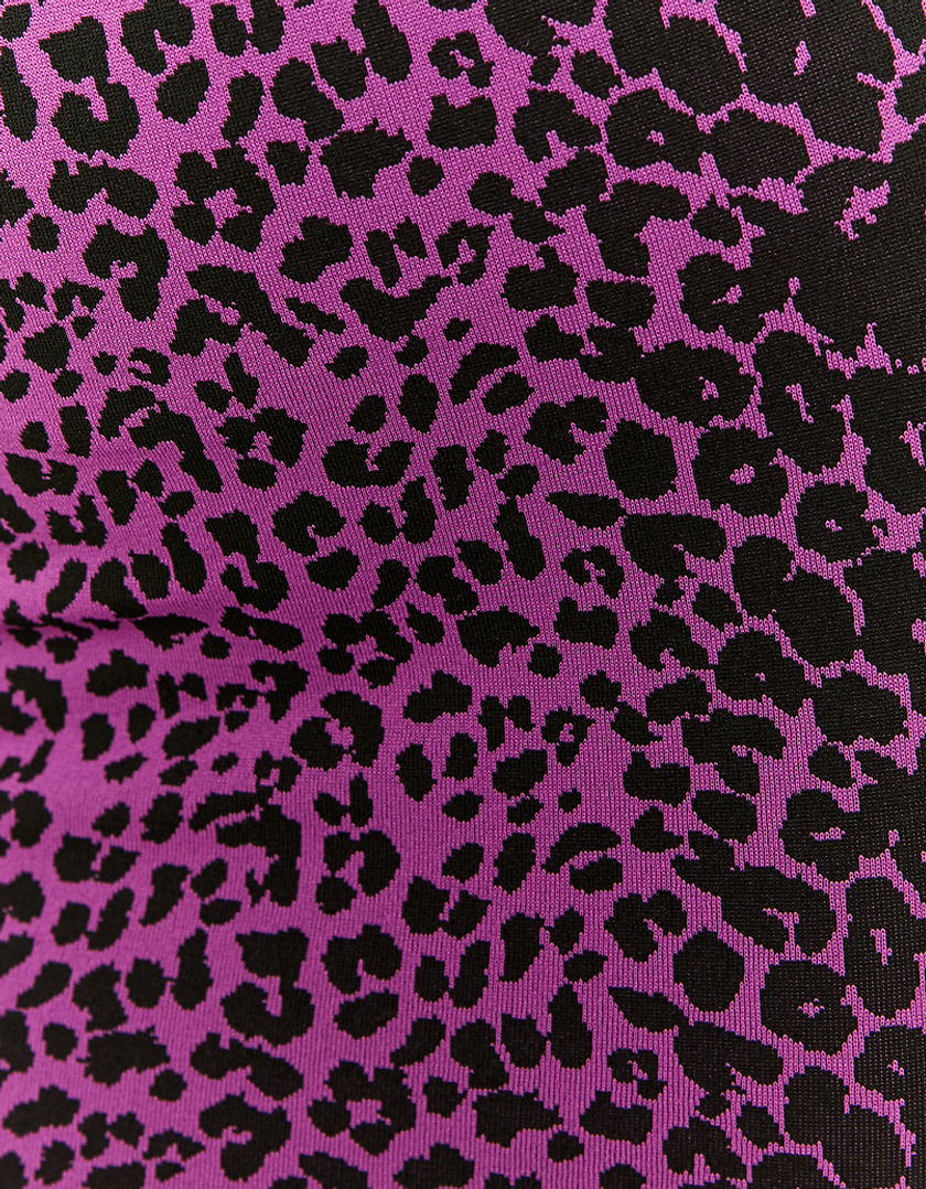TALLY WEiJL, Purple Mini Animal print Dress for Women