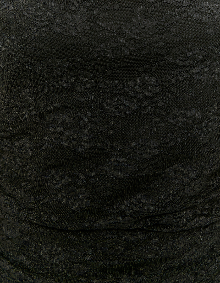 TALLY WEiJL, Black Pleated Mini Dress for Women