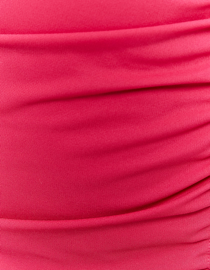 TALLY WEiJL, Pink Side Slit Long Dress for Women