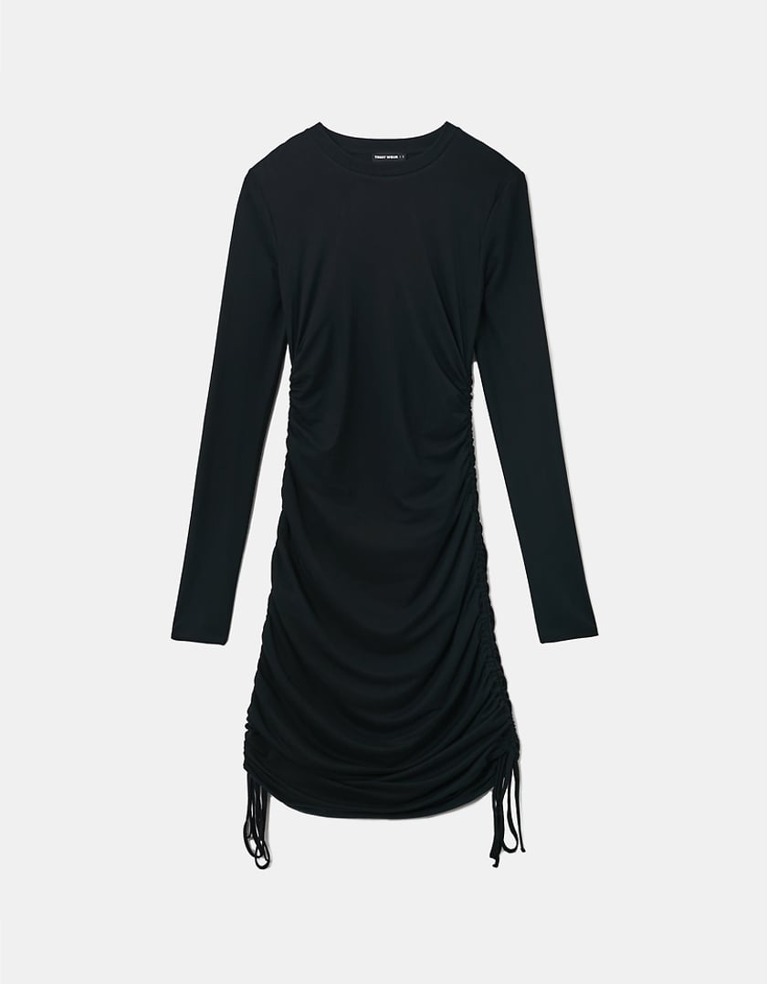 TALLY WEiJL, Black Mini Mesh Dress for Women