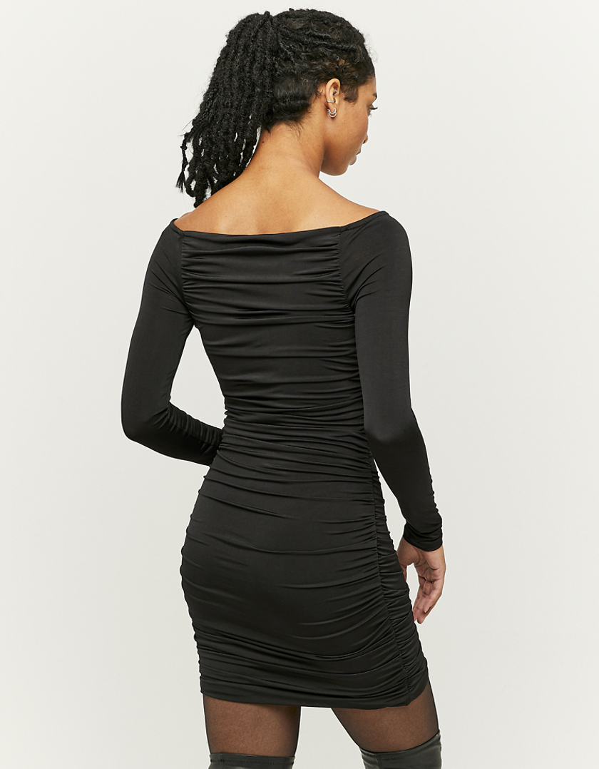TALLY WEiJL, Black Bustier Mini Dress for Women