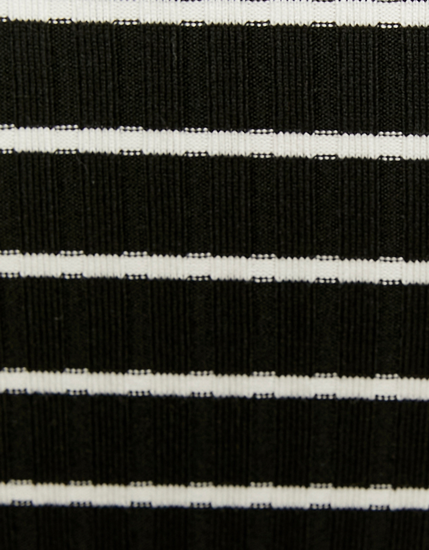 TALLY WEiJL, Black Striped Mini Jumper Dress for Women