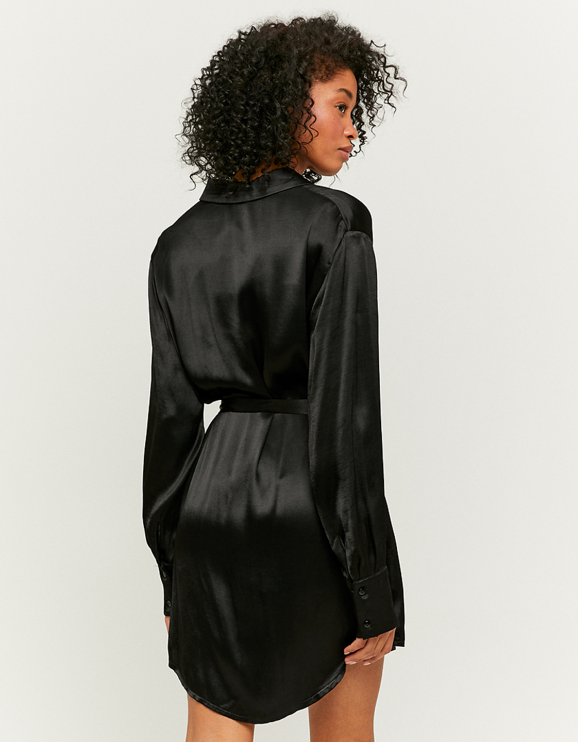 TALLY WEiJL, Black Mini Shirt Dress for Women