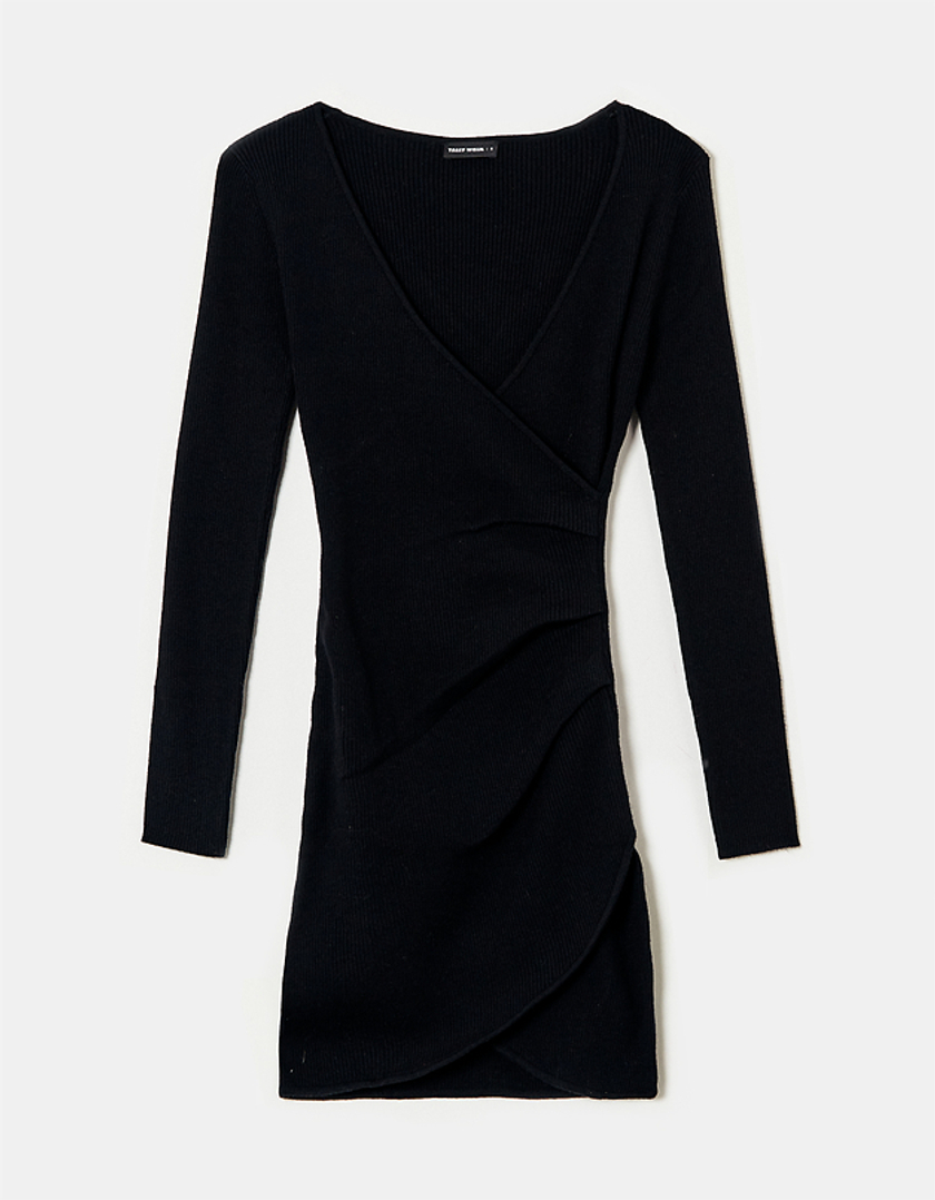 TALLY WEiJL, Black Knit Dress for Women