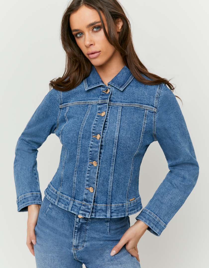 Veste en Jean Bleu