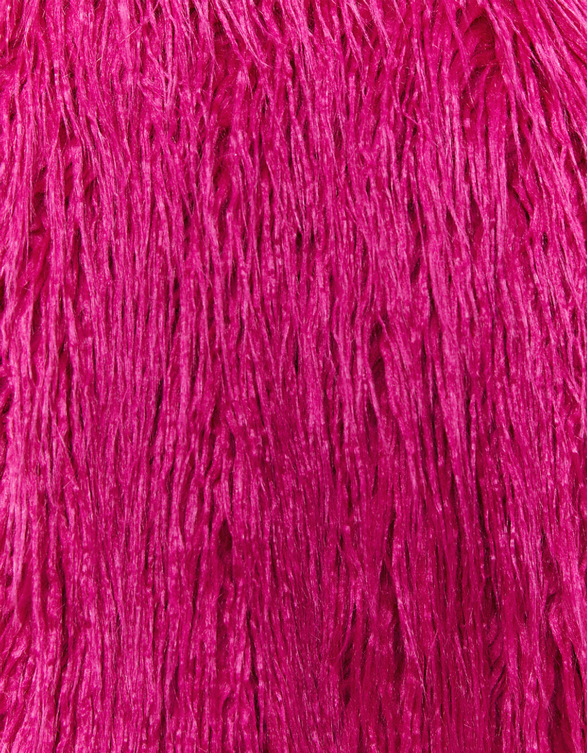 TALLY WEiJL, Pink Faux Fur Jacket for Women
