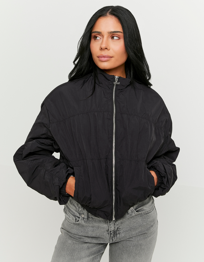 Giacca nera oversize