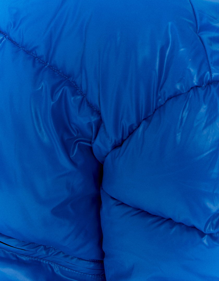 TALLY WEiJL, Blue Cropped Puffer Jacket for Women