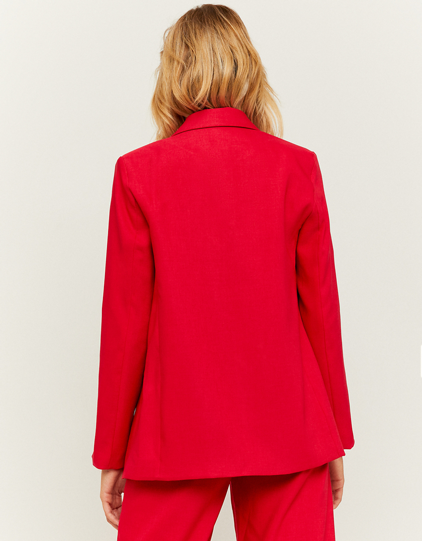 TALLY WEiJL, Red Long Sleeves Basic Blazer  for Women
