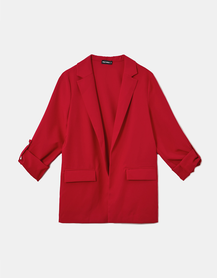 TALLY WEiJL, Red Long Sleeves Blazer for Women