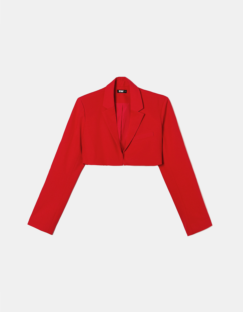 TALLY WEiJL, Roter Cropped-Blazer for Women