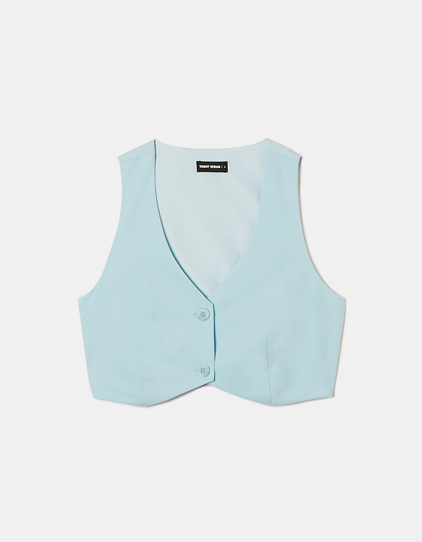 TALLY WEiJL, Cropped Classic Vest for Women