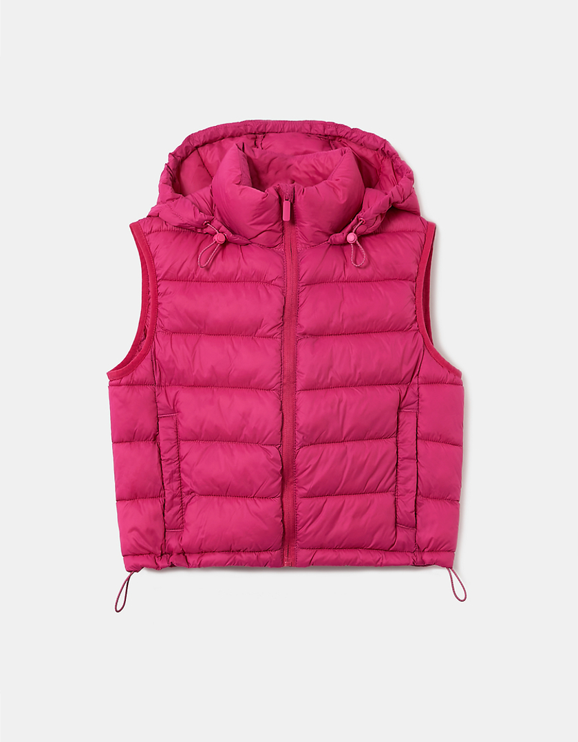 TALLY WEiJL, Ροζ Αμάνικο Padded Jacket for Women