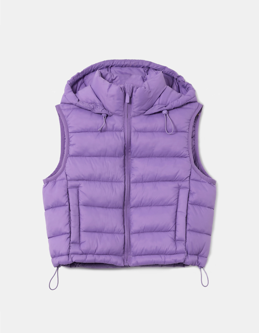 TALLY WEiJL, Purple Sleeveless Padded Jacket for Women