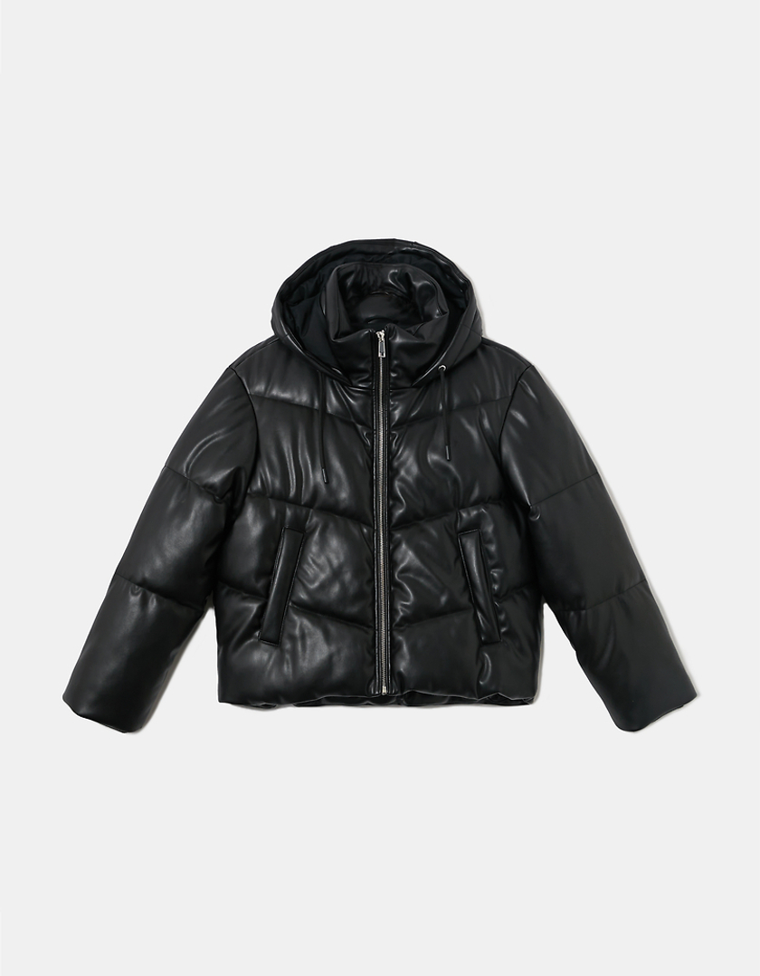TALLY WEiJL, Black Faux leather Jacket for Women