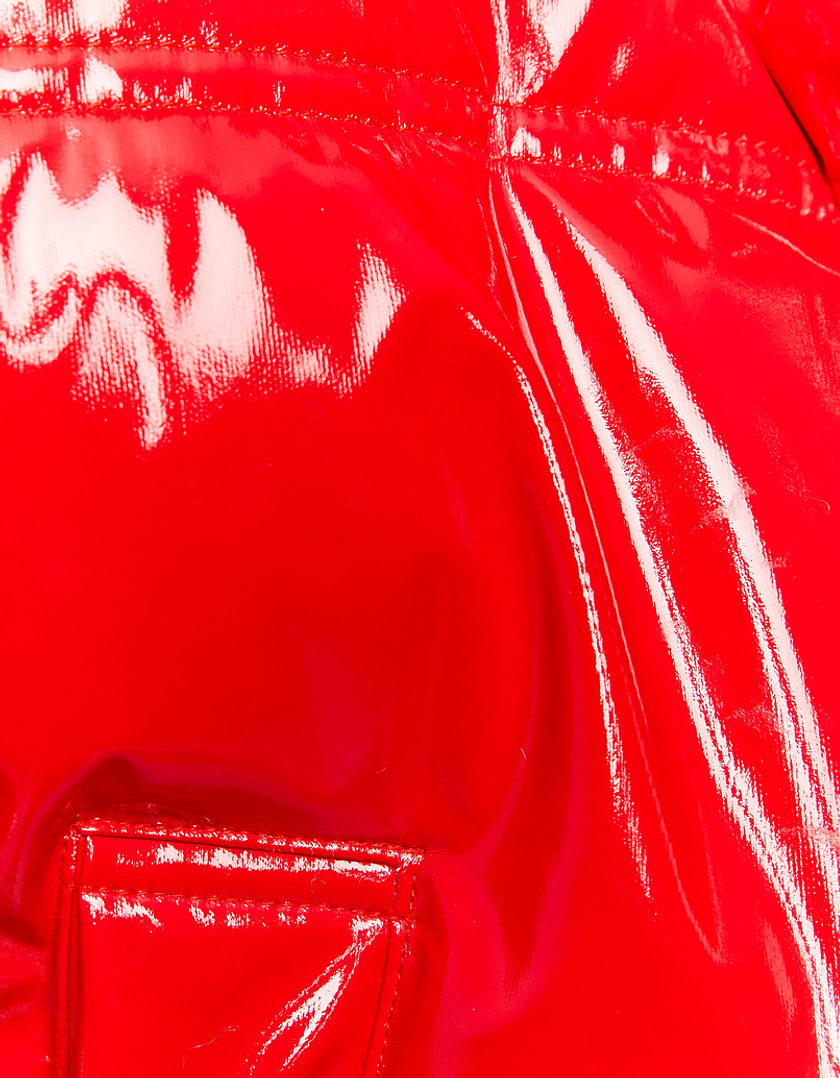 TALLY WEiJL, Doudoune rouge à effet vinyle brillant for Women