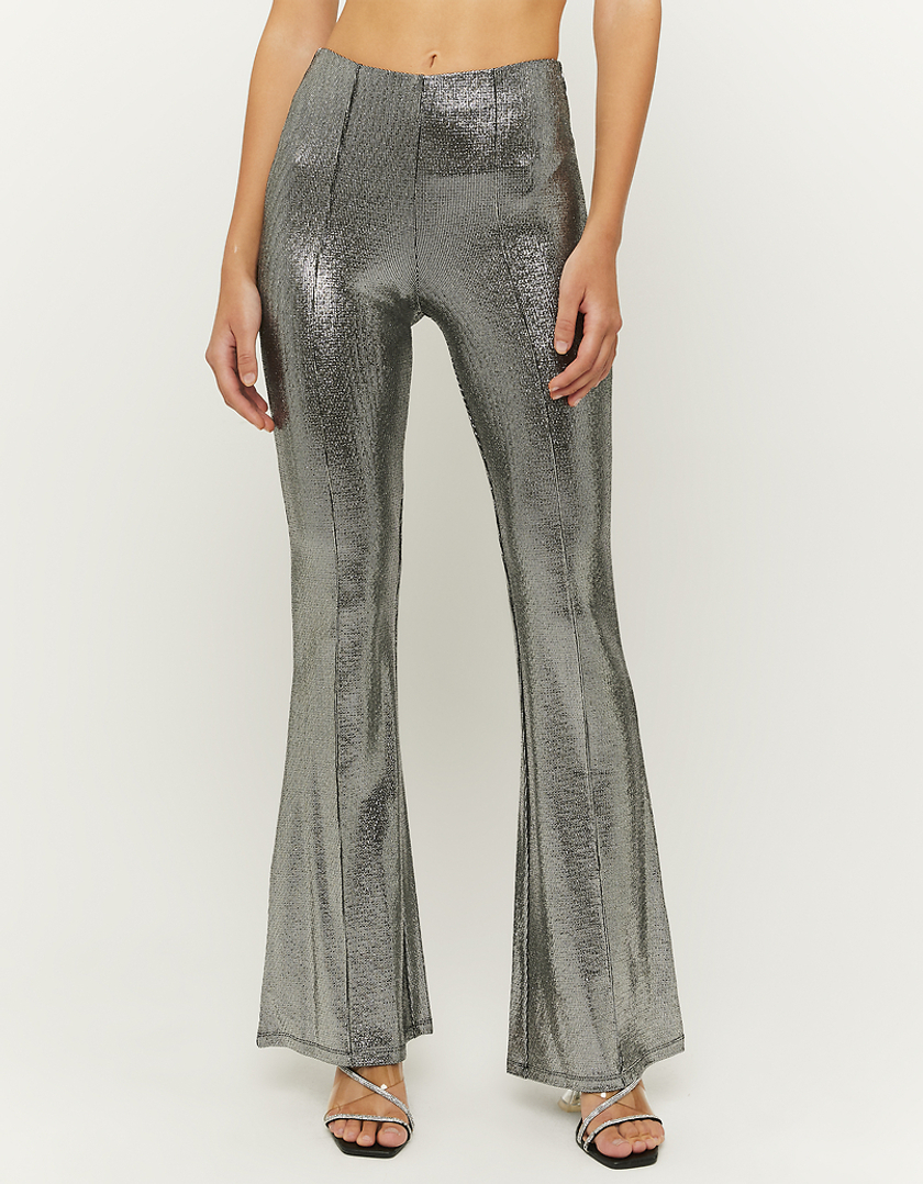 CALZITALY Leggings Eco Pelle, Pantaloni Felpati, Pantaloni Invernali, Leggings Termici | Made in Italy (XS, Nero