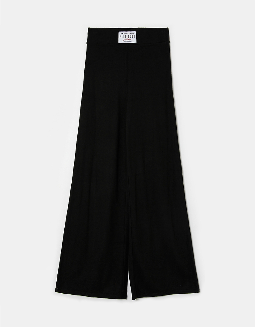 TALLY WEiJL, Czarne szerokie legginsy for Women