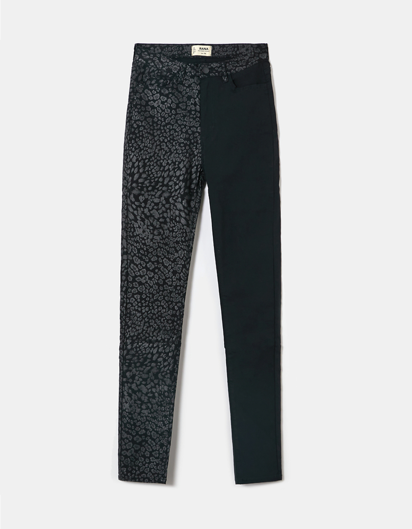 TALLY WEiJL, Pantalon Taille Haute Noir for Women