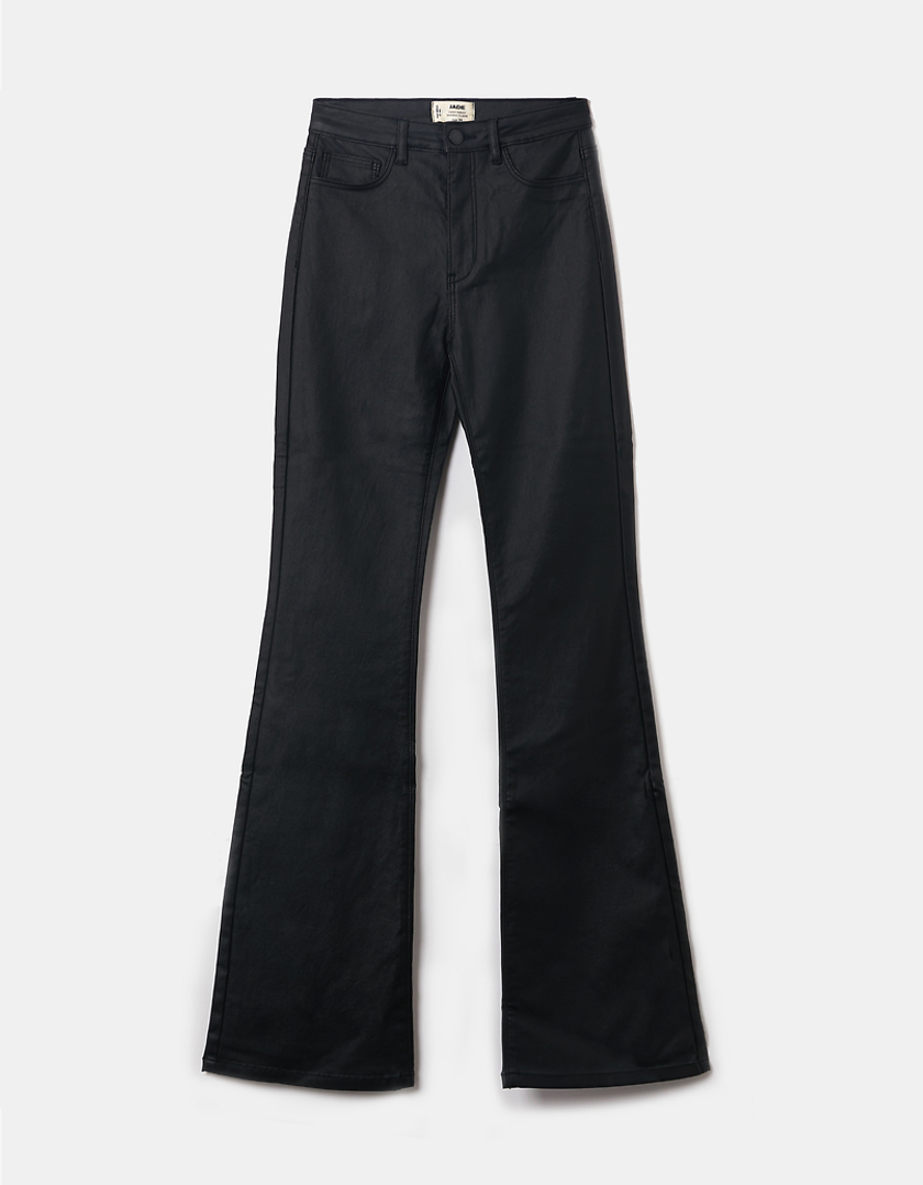TALLY WEiJL, Jeans Taille Haute Skinny Flare Noir for Women