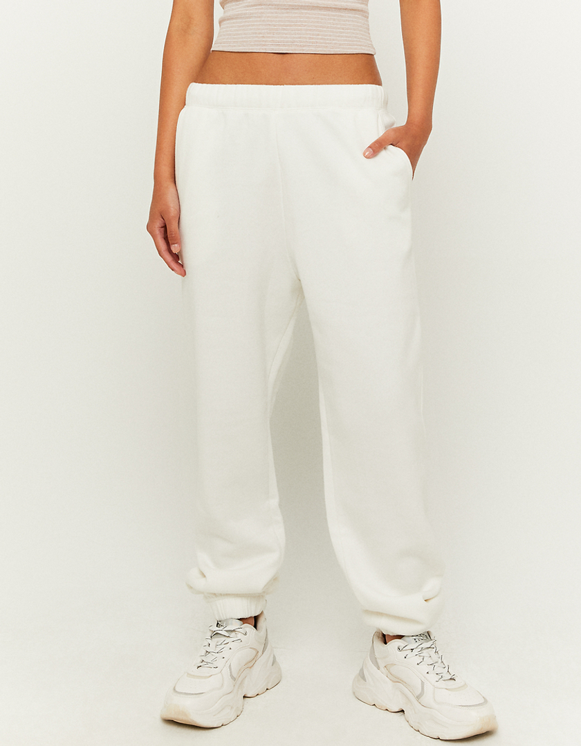 TALLY WEiJL, White Basic Joggers for Women