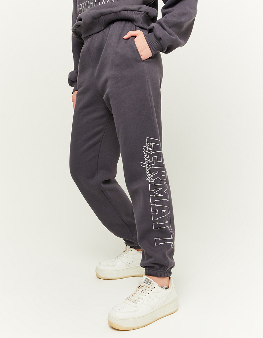 TALLY WEiJL, Grey Printed Joggers for Women