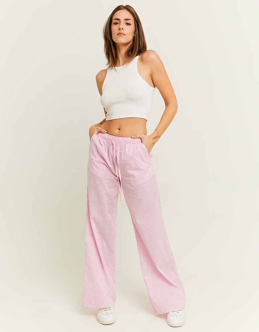 Pantaloni Stile Pigiama a Righe