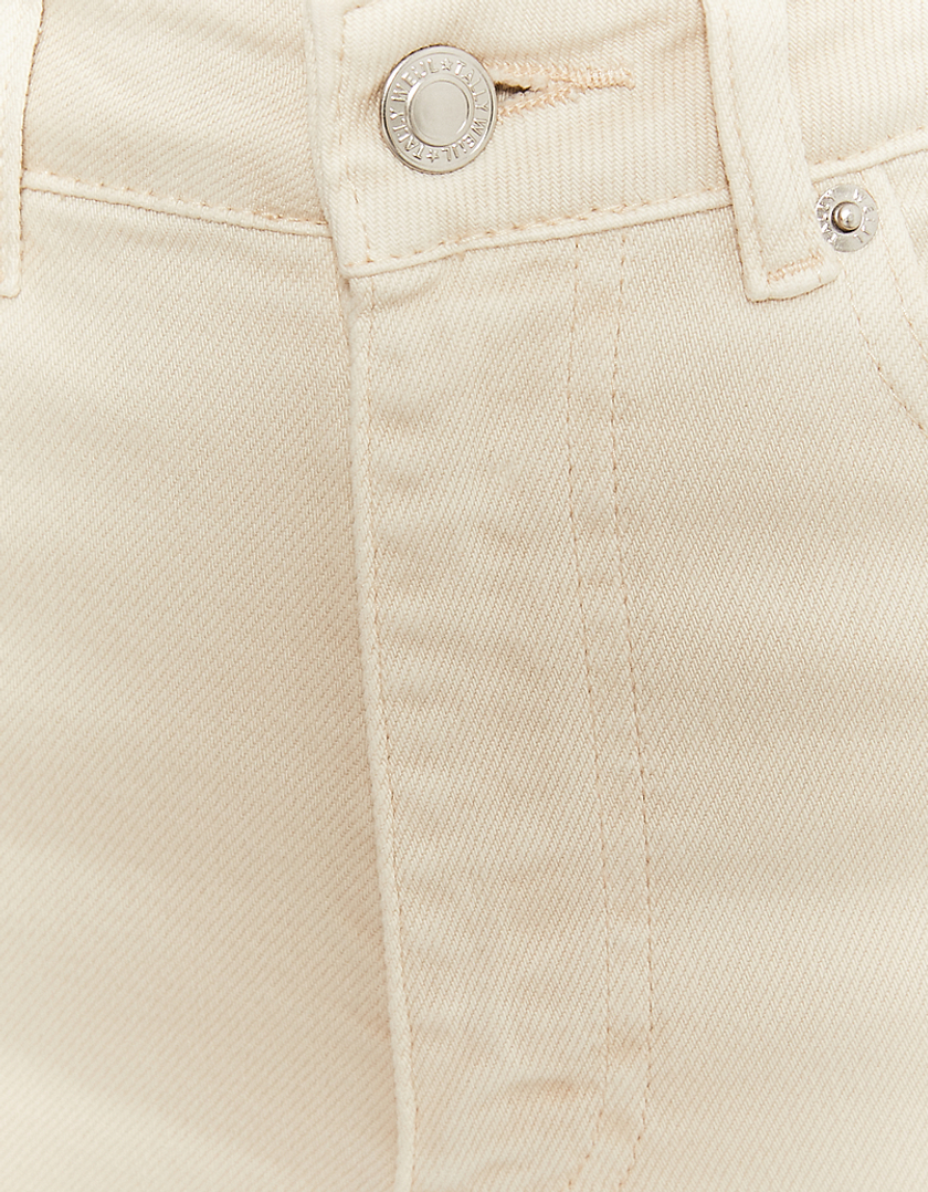 TALLY WEiJL, Pantalon Taille Haute Jambe Large Blanc for Women