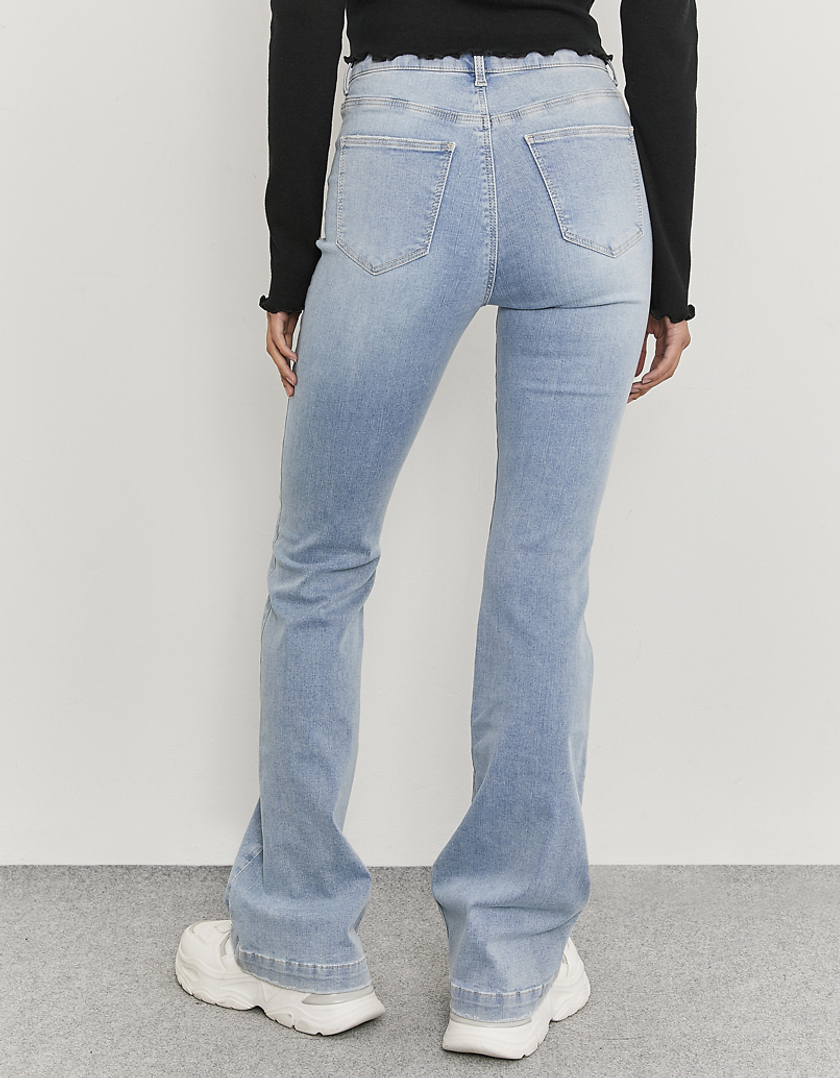 TALLY WEiJL, Niebieskie obcisłe jeansy z wysokim stanem for Women