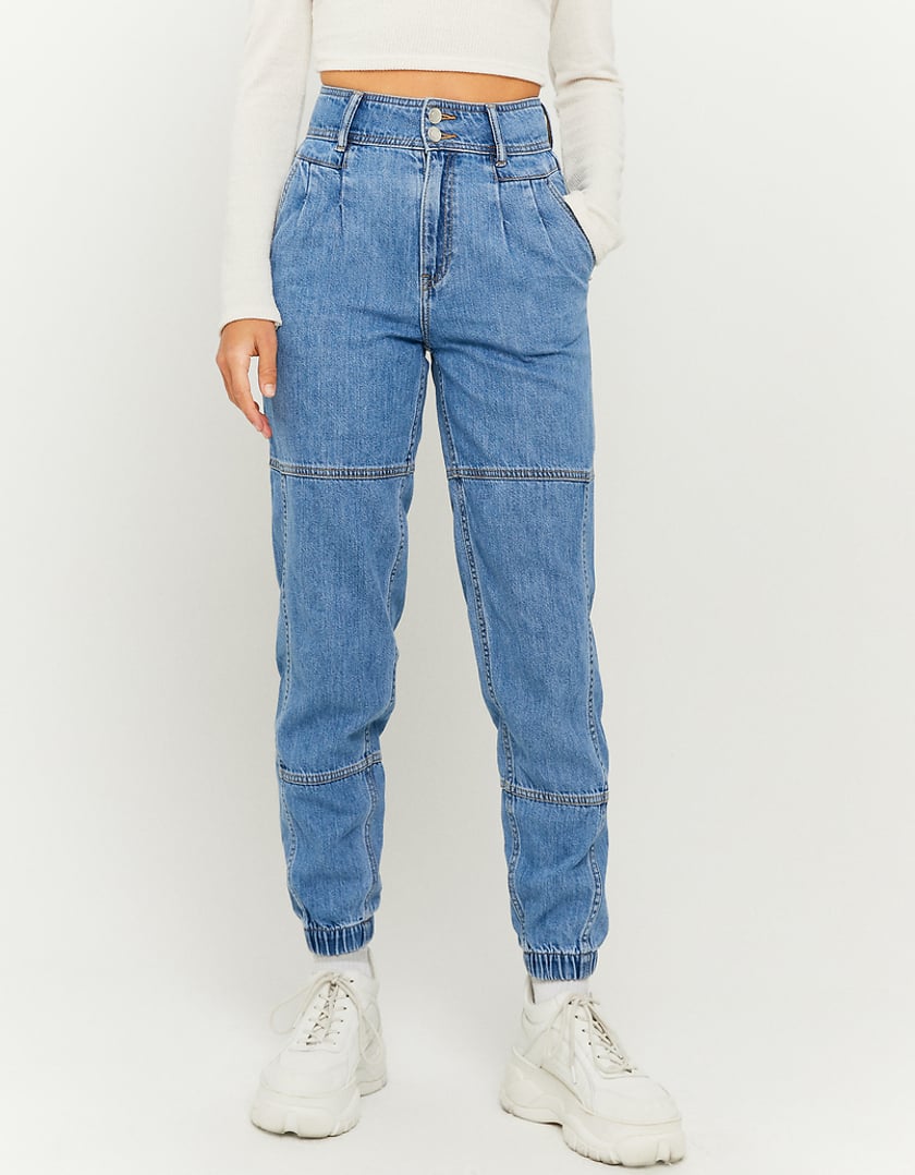 TALLY WEiJL, High Waist Slouchy Cargo Jeans for Women