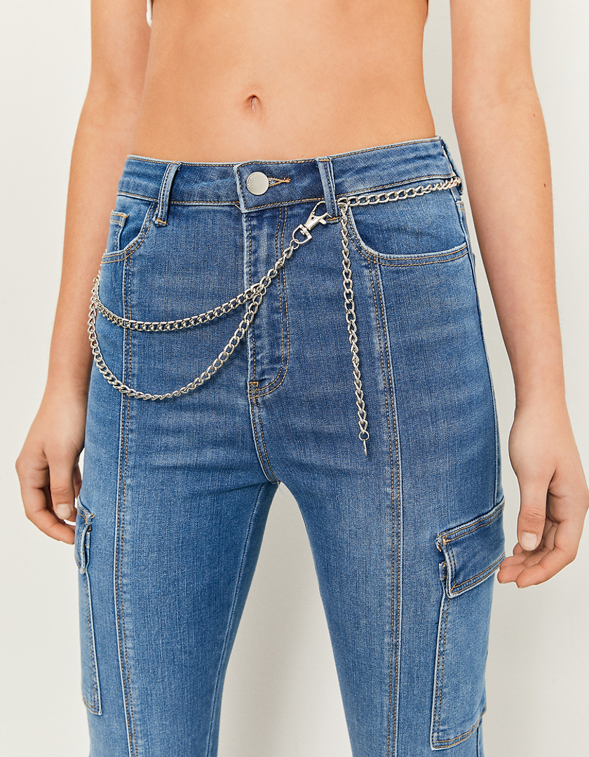 TALLY WEiJL, High Waist Cargo Jeans for Women