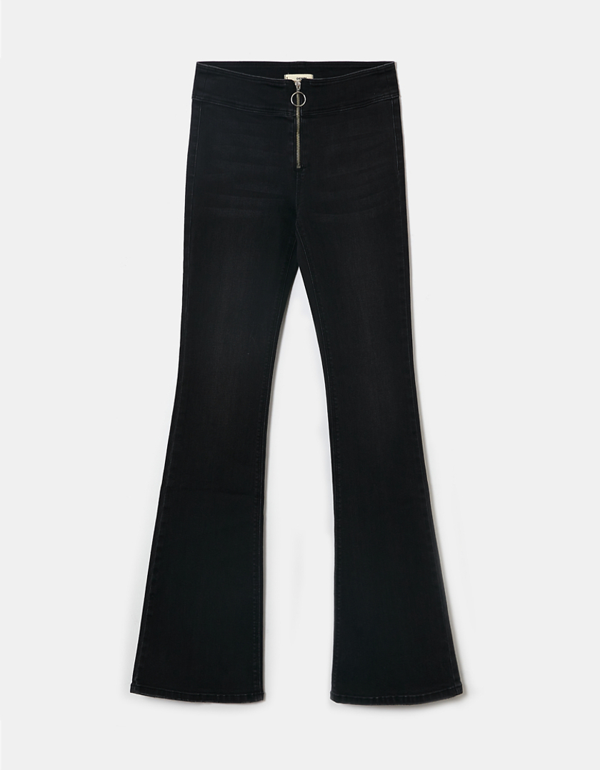 TALLY WEiJL, Czarne obcisłe jeansy z wysokim stanem for Women