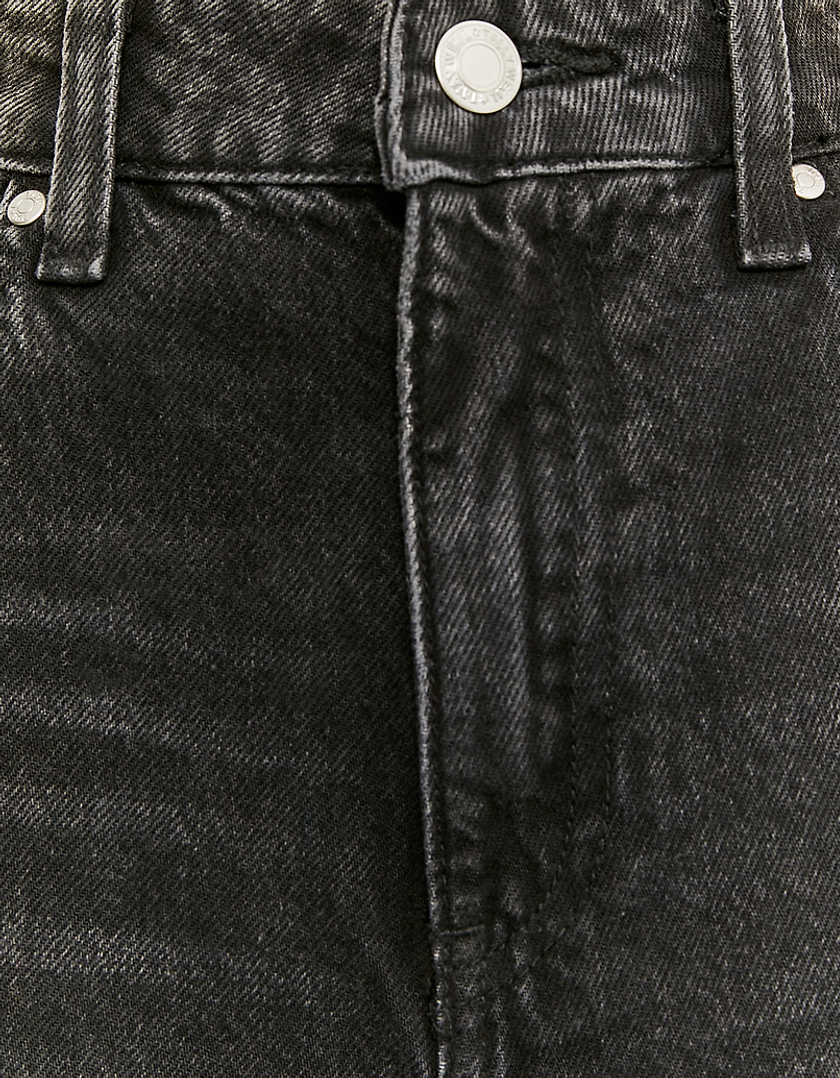TALLY WEiJL, Black High Waist Destroyed Dad Jeans for Women