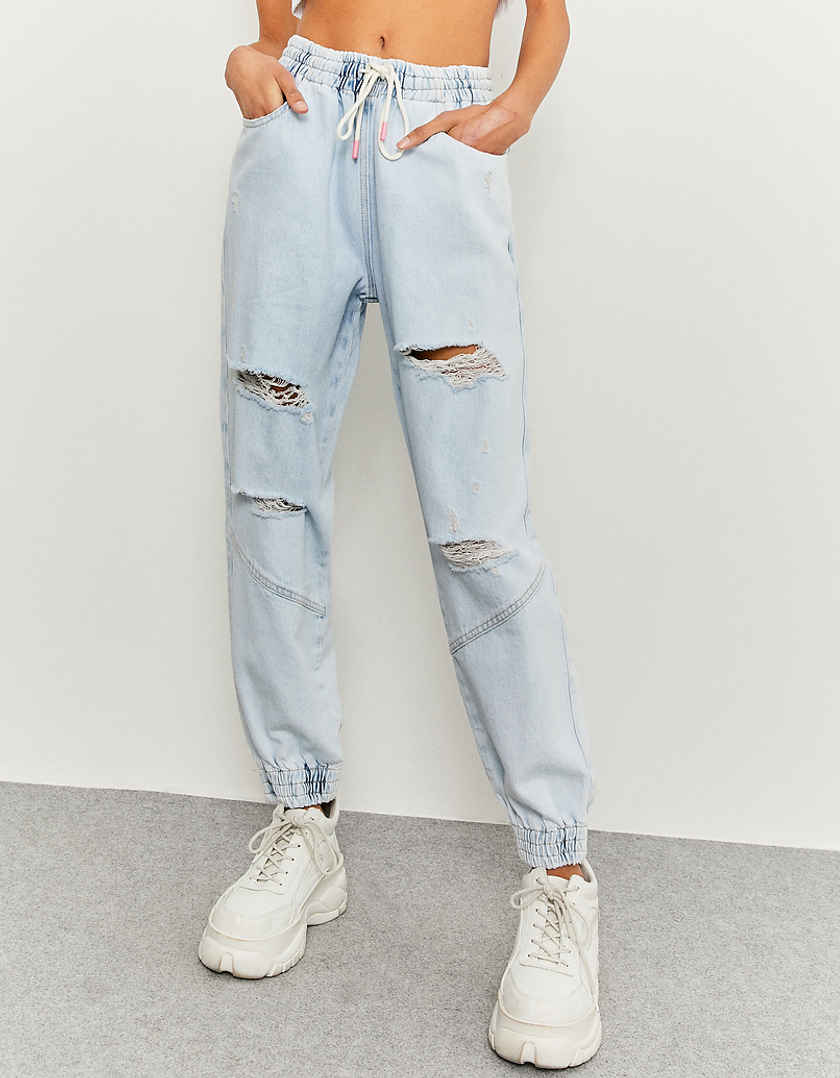 TALLY WEiJL, Jeans Joggers a Vita Alta for Women