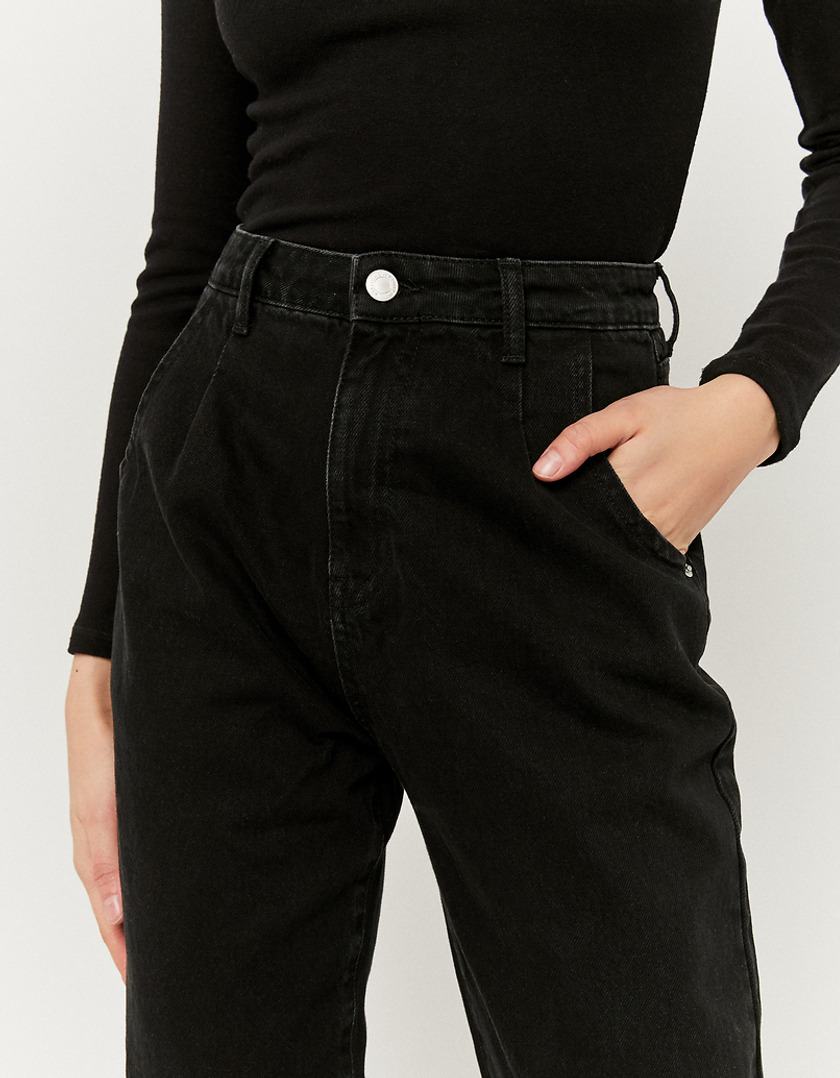 TALLY WEiJL, Schwarze High Waist Slouchy Jeans for Women