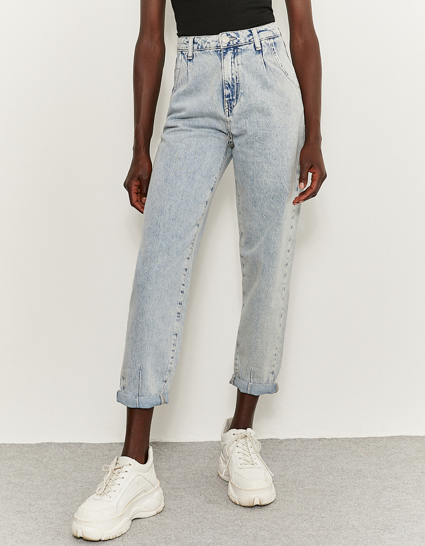 TALLY WEiJL, Jeans Slouchy a Vita Blu for Women