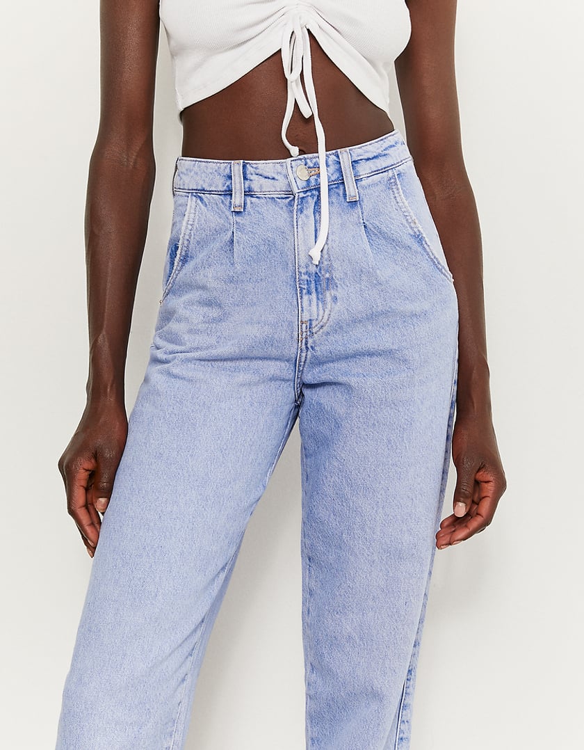 TALLY WEiJL, Jeans Slouchy a Vita Blu for Women