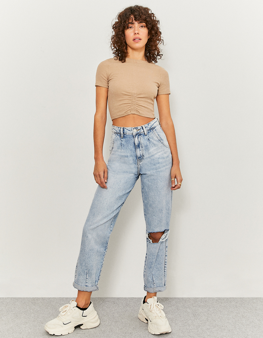 TALLY WEiJL, Jeans Slouchy Strappati a Vita Alta for Women